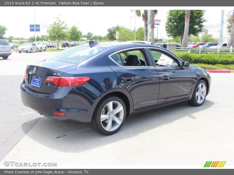 Fathom Blue Pearl / Ebony 2014 Acura ILX 2.4L Premium