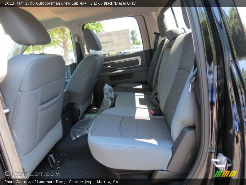 Black / Black/Diesel Gray 2013 Ram 1500 Outdoorsman Crew Cab 4x4
