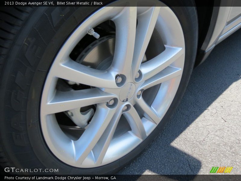 Billet Silver Metallic / Black 2013 Dodge Avenger SE V6