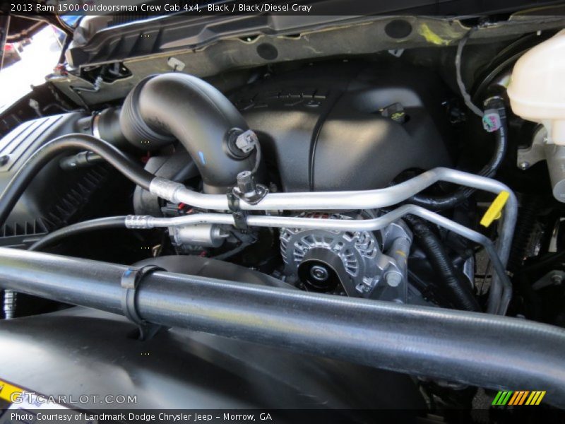 Black / Black/Diesel Gray 2013 Ram 1500 Outdoorsman Crew Cab 4x4