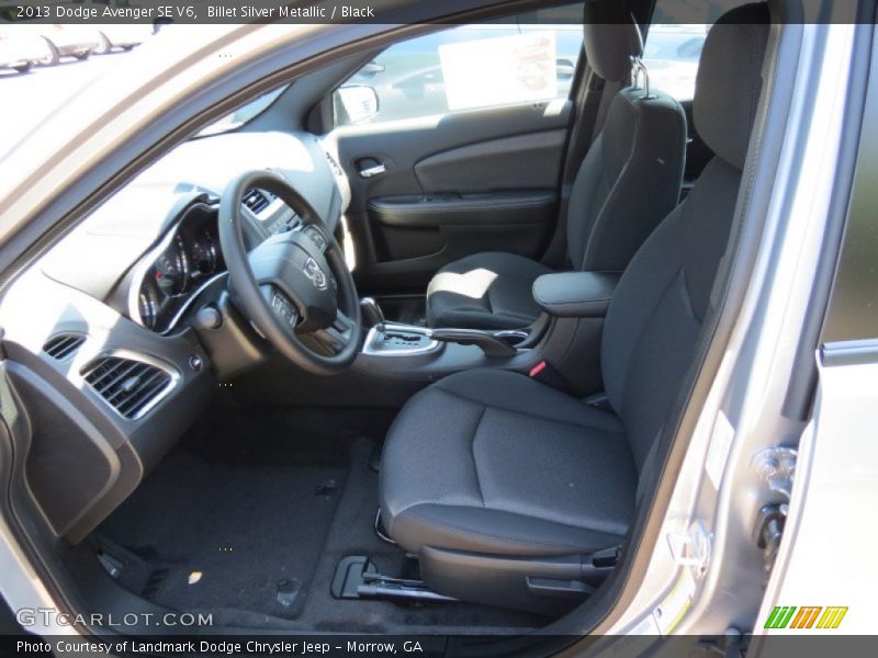 Billet Silver Metallic / Black 2013 Dodge Avenger SE V6