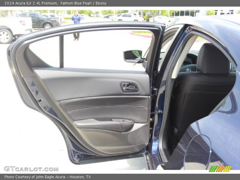 Fathom Blue Pearl / Ebony 2014 Acura ILX 2.4L Premium