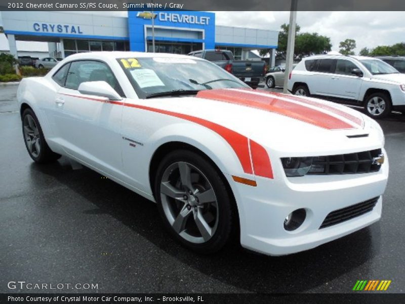 Summit White / Gray 2012 Chevrolet Camaro SS/RS Coupe