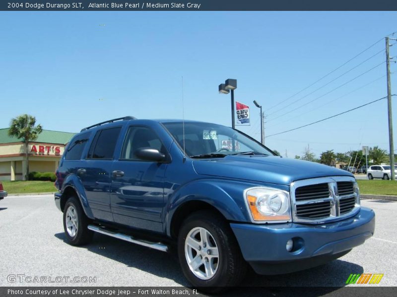 Atlantic Blue Pearl / Medium Slate Gray 2004 Dodge Durango SLT
