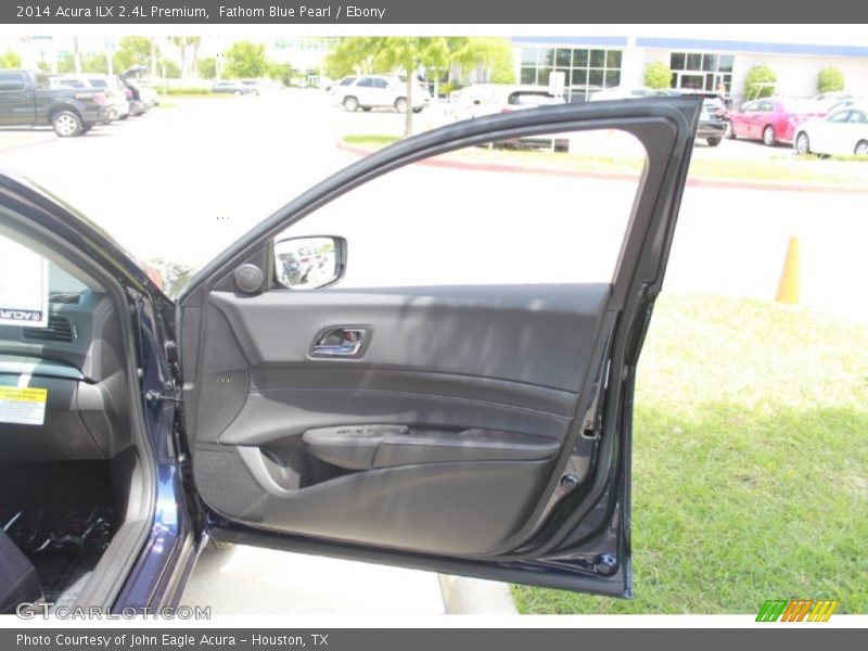 Fathom Blue Pearl / Ebony 2014 Acura ILX 2.4L Premium