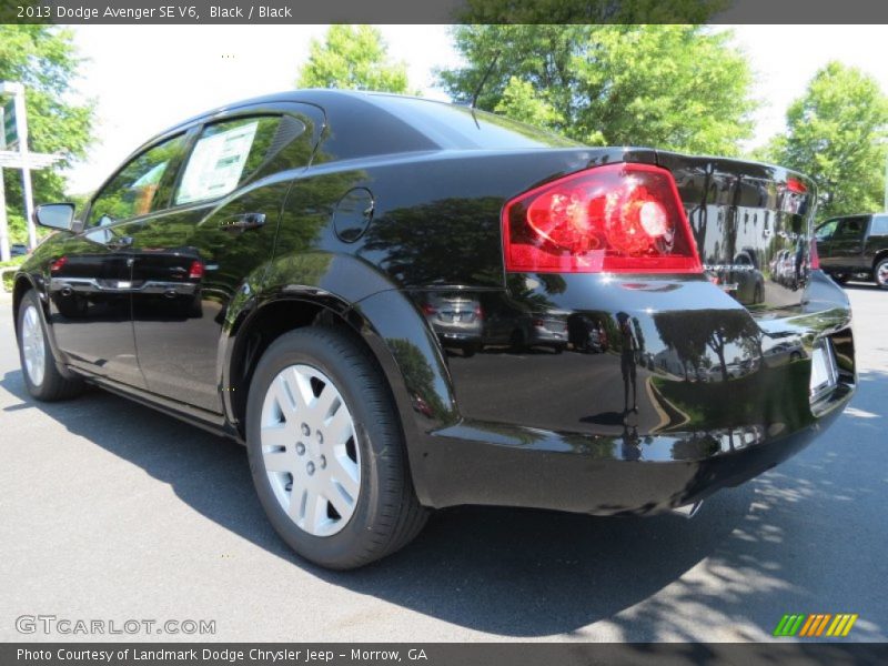 Black / Black 2013 Dodge Avenger SE V6
