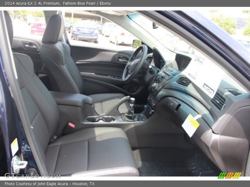 Fathom Blue Pearl / Ebony 2014 Acura ILX 2.4L Premium