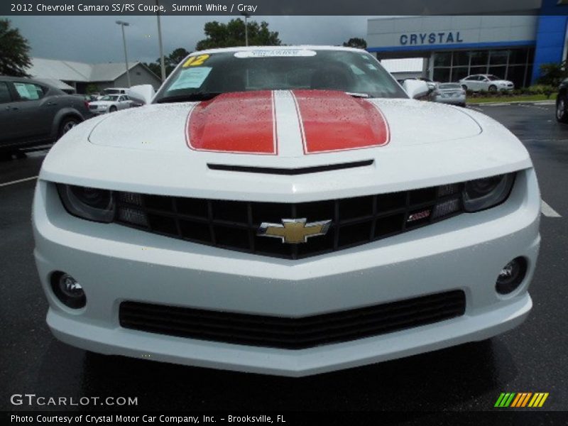 Summit White / Gray 2012 Chevrolet Camaro SS/RS Coupe