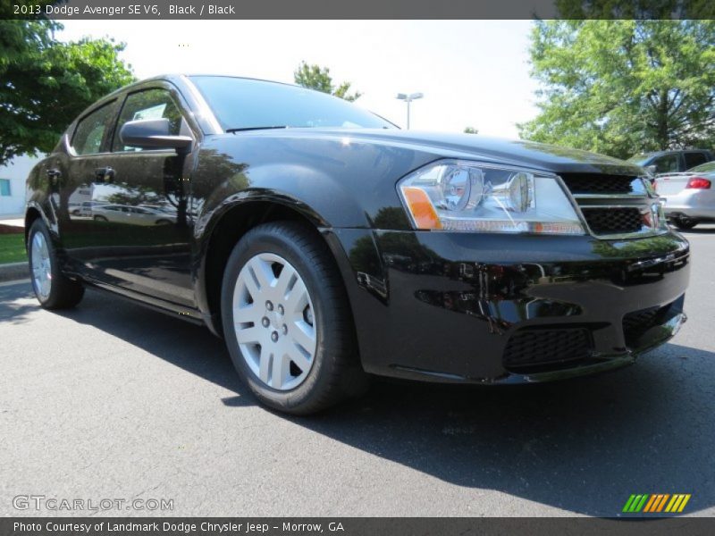 Black / Black 2013 Dodge Avenger SE V6