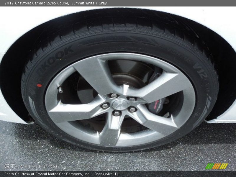 Summit White / Gray 2012 Chevrolet Camaro SS/RS Coupe