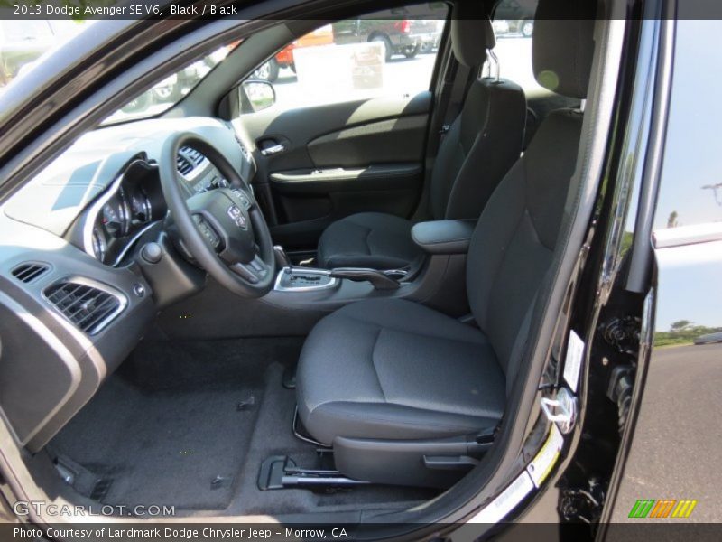 Black / Black 2013 Dodge Avenger SE V6