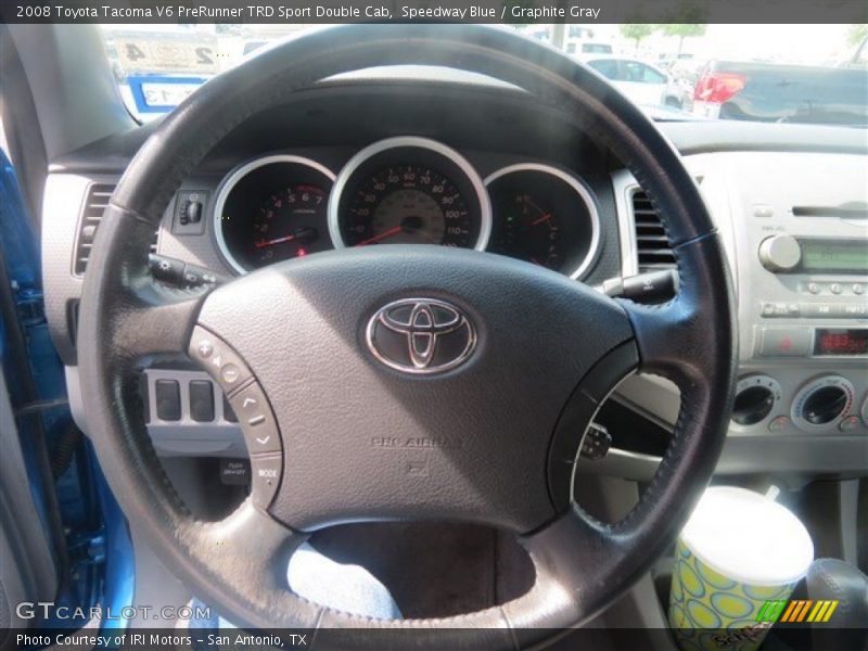 Speedway Blue / Graphite Gray 2008 Toyota Tacoma V6 PreRunner TRD Sport Double Cab