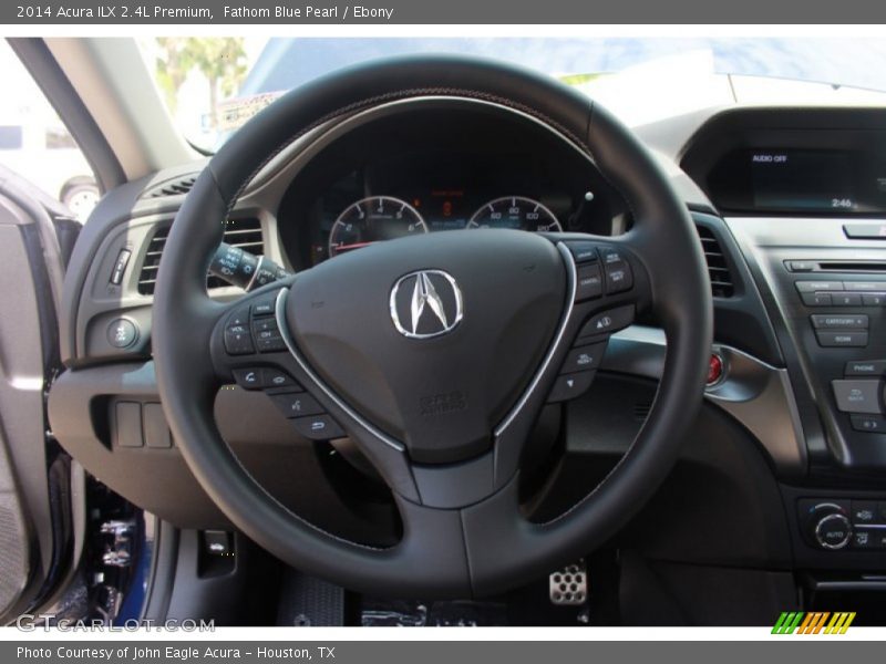 Fathom Blue Pearl / Ebony 2014 Acura ILX 2.4L Premium