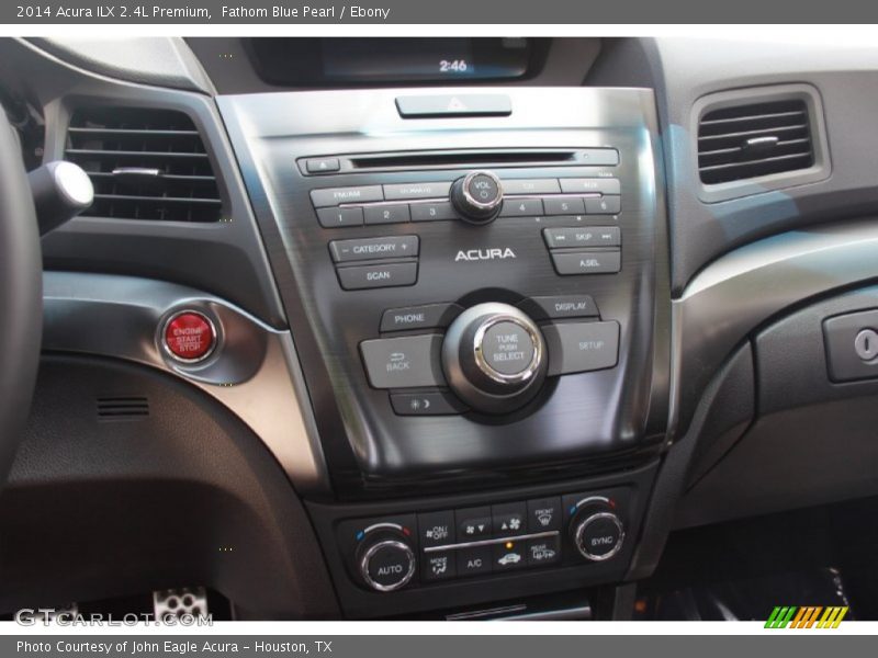 Fathom Blue Pearl / Ebony 2014 Acura ILX 2.4L Premium