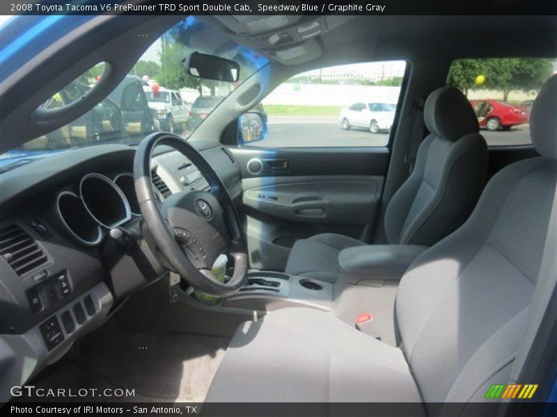 Speedway Blue / Graphite Gray 2008 Toyota Tacoma V6 PreRunner TRD Sport Double Cab