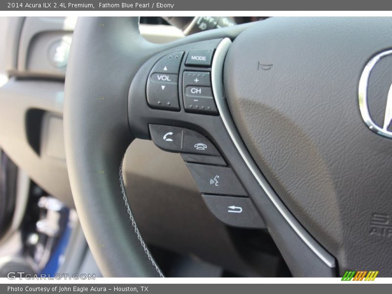 Fathom Blue Pearl / Ebony 2014 Acura ILX 2.4L Premium