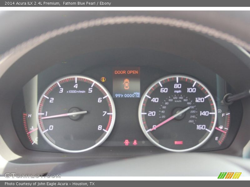 Fathom Blue Pearl / Ebony 2014 Acura ILX 2.4L Premium