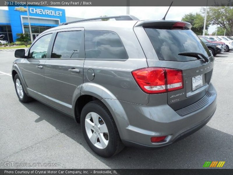 Storm Grey Pearl / Black 2012 Dodge Journey SXT