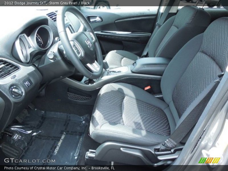 Storm Grey Pearl / Black 2012 Dodge Journey SXT
