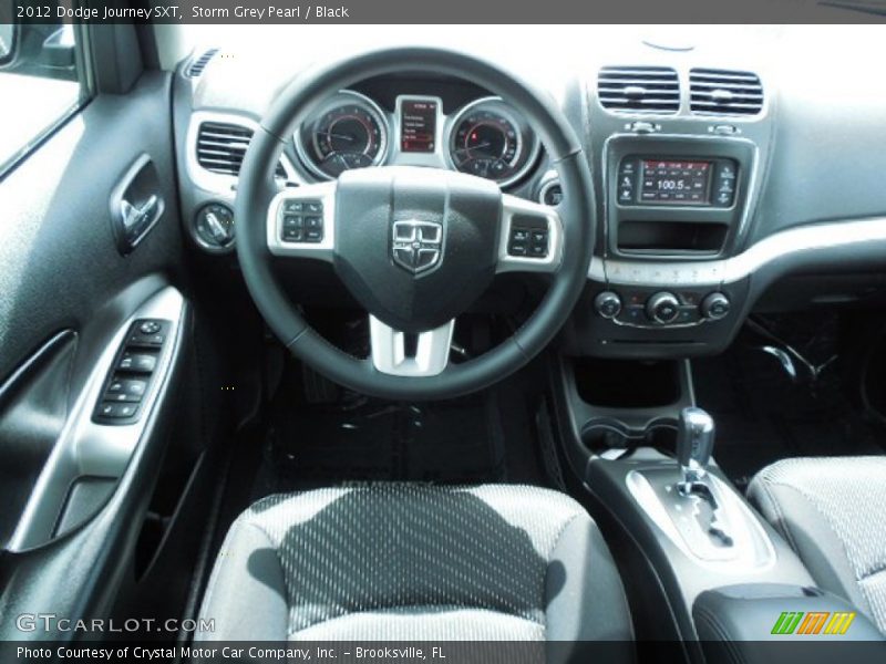 Storm Grey Pearl / Black 2012 Dodge Journey SXT