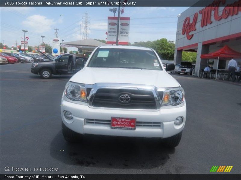Super White / Graphite Gray 2005 Toyota Tacoma PreRunner Access Cab