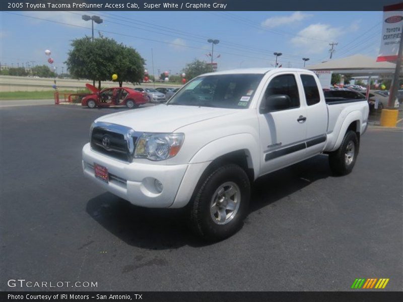 Super White / Graphite Gray 2005 Toyota Tacoma PreRunner Access Cab