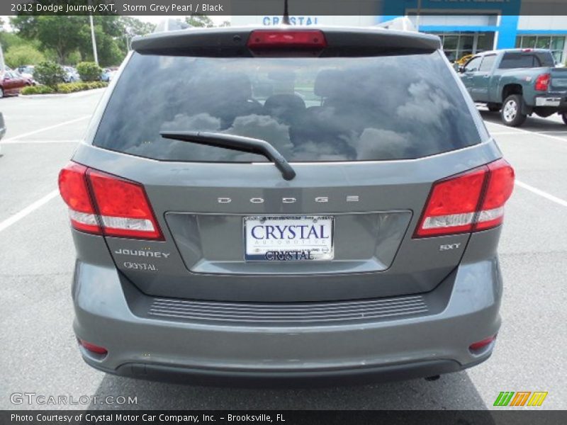 Storm Grey Pearl / Black 2012 Dodge Journey SXT
