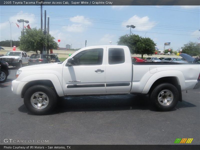 Super White / Graphite Gray 2005 Toyota Tacoma PreRunner Access Cab