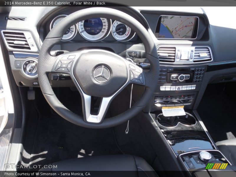 Dashboard of 2014 E 350 Cabriolet