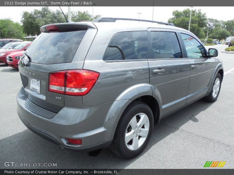 Storm Grey Pearl / Black 2012 Dodge Journey SXT