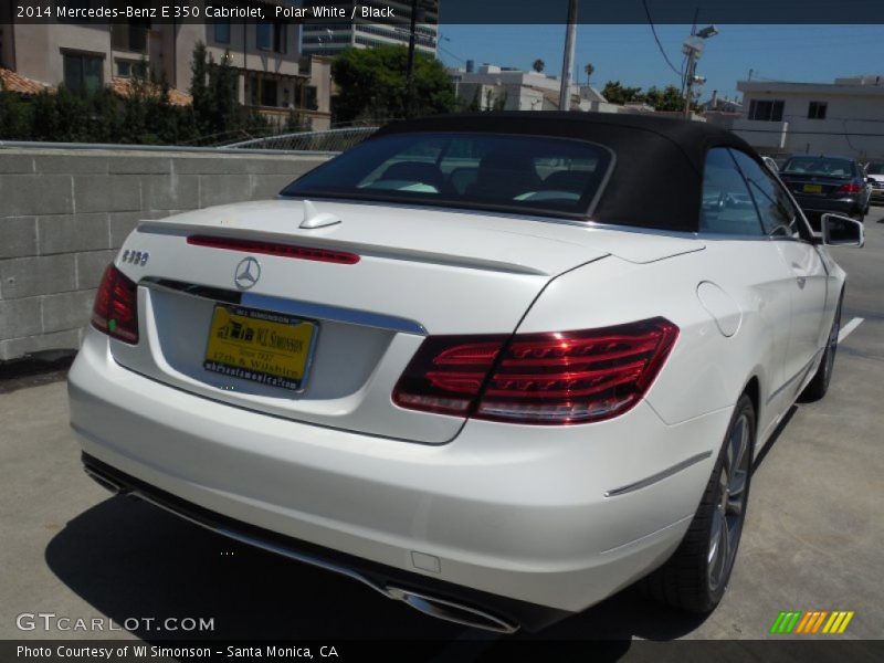 Polar White / Black 2014 Mercedes-Benz E 350 Cabriolet