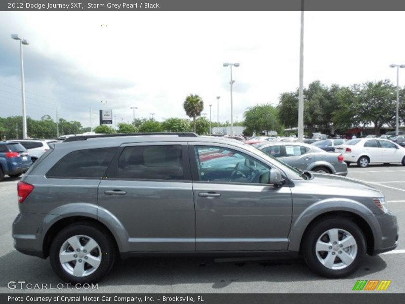 Storm Grey Pearl / Black 2012 Dodge Journey SXT