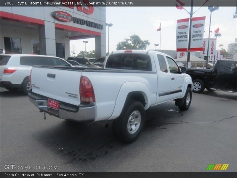 Super White / Graphite Gray 2005 Toyota Tacoma PreRunner Access Cab
