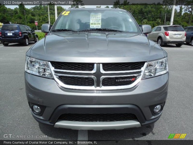 Storm Grey Pearl / Black 2012 Dodge Journey SXT