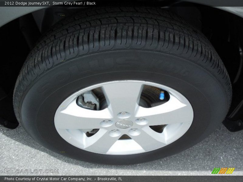 Storm Grey Pearl / Black 2012 Dodge Journey SXT