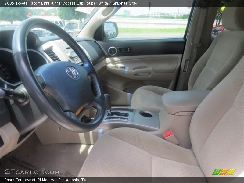 Super White / Graphite Gray 2005 Toyota Tacoma PreRunner Access Cab