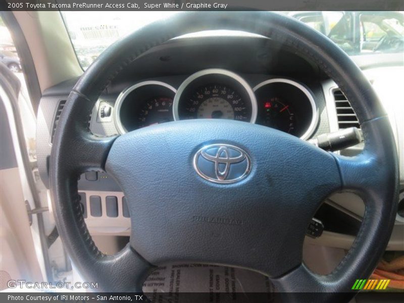 Super White / Graphite Gray 2005 Toyota Tacoma PreRunner Access Cab