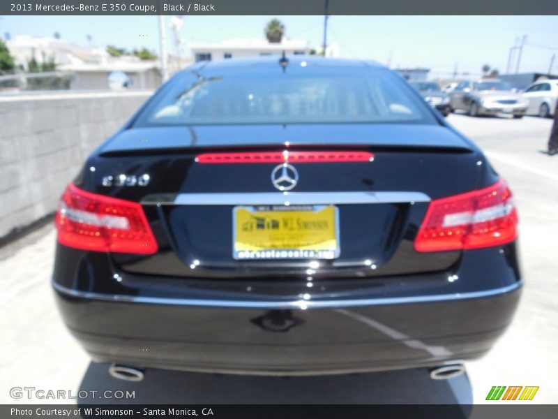 Black / Black 2013 Mercedes-Benz E 350 Coupe
