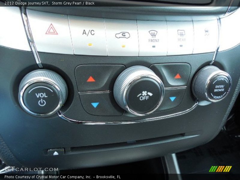 Storm Grey Pearl / Black 2012 Dodge Journey SXT