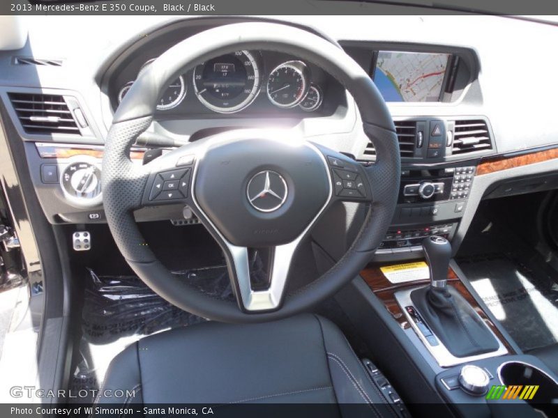 Black / Black 2013 Mercedes-Benz E 350 Coupe