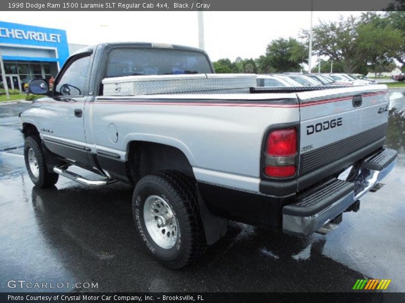 Black / Gray 1998 Dodge Ram 1500 Laramie SLT Regular Cab 4x4