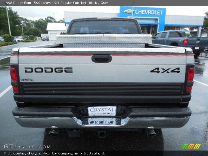 Black / Gray 1998 Dodge Ram 1500 Laramie SLT Regular Cab 4x4