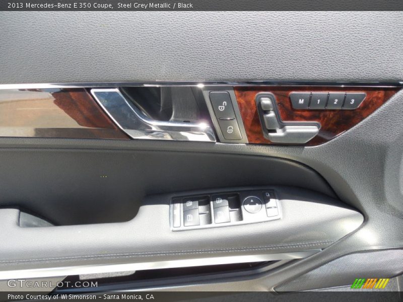 Steel Grey Metallic / Black 2013 Mercedes-Benz E 350 Coupe