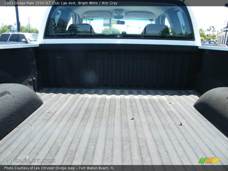 Bright White / Mist Gray 2001 Dodge Ram 1500 SLT Club Cab 4x4