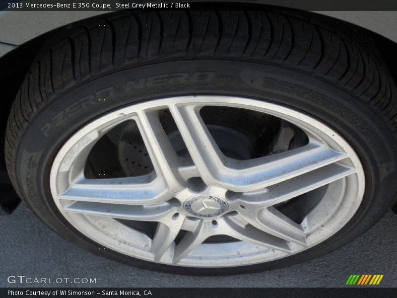 Steel Grey Metallic / Black 2013 Mercedes-Benz E 350 Coupe