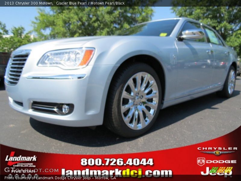 Glacier Blue Pearl / Motown Pearl/Black 2013 Chrysler 300 Motown