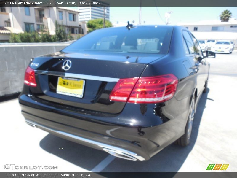 Black / Black 2014 Mercedes-Benz E 350 Sport Sedan