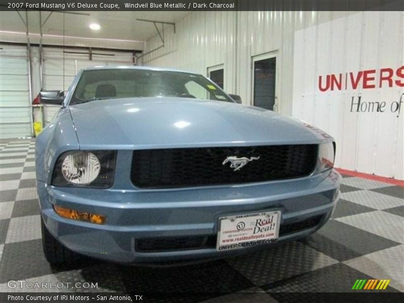 Windveil Blue Metallic / Dark Charcoal 2007 Ford Mustang V6 Deluxe Coupe