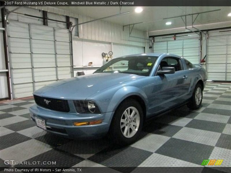 Windveil Blue Metallic / Dark Charcoal 2007 Ford Mustang V6 Deluxe Coupe