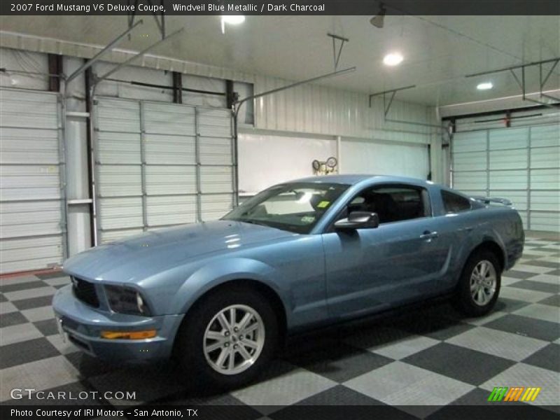 Windveil Blue Metallic / Dark Charcoal 2007 Ford Mustang V6 Deluxe Coupe